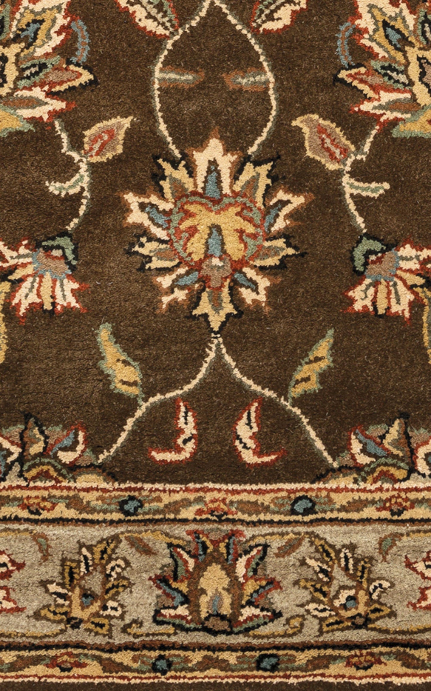 Volare VO1145 Brown Hand-Tufted Rug - Rizzy