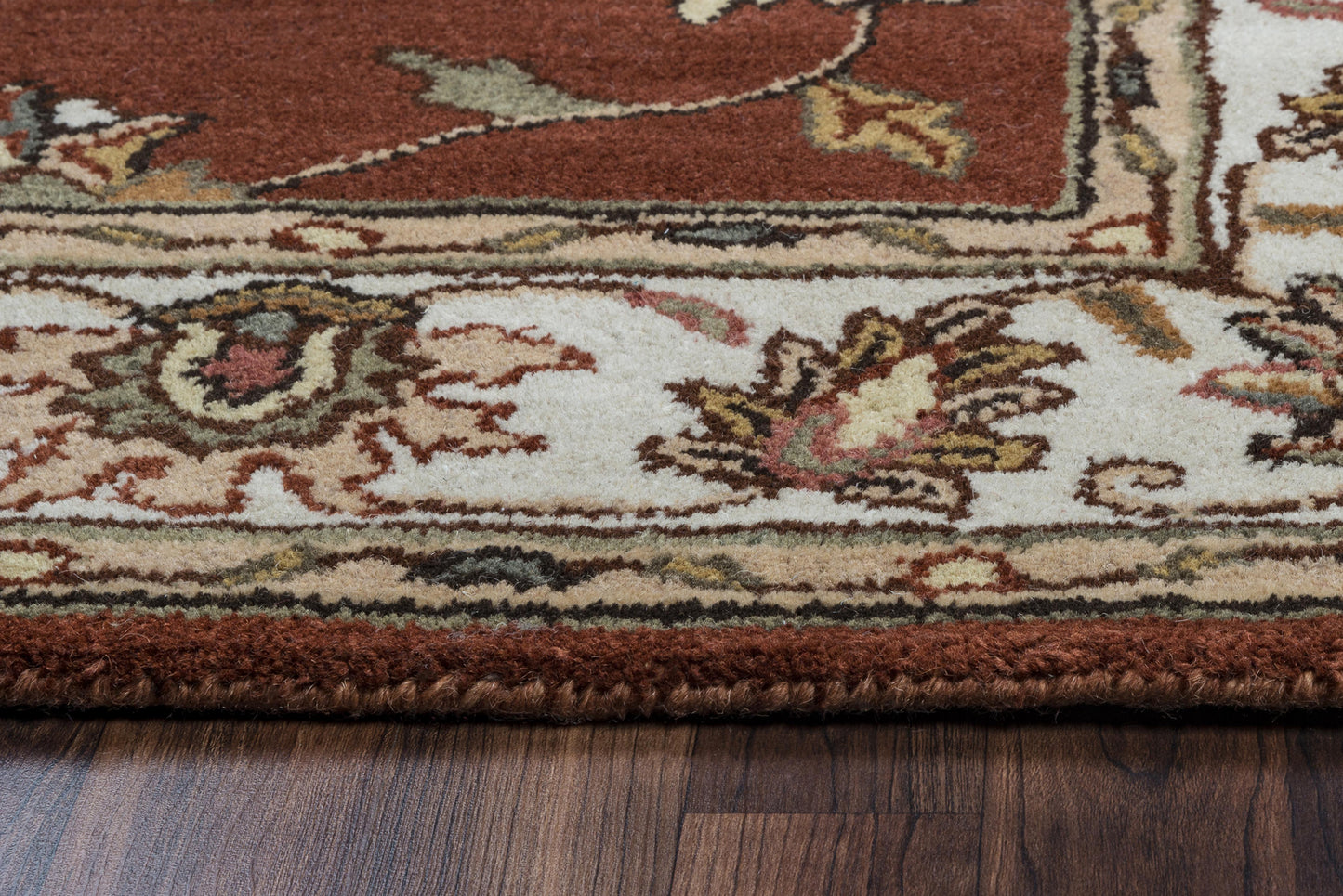 Volare VO1244 Rust Hand-Tufted Rug - Rizzy