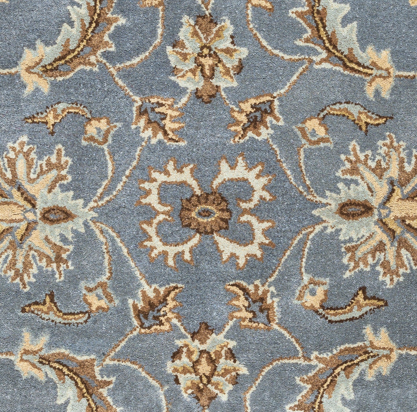 Volare VO1427 Gray/Blue Hand-Tufted Rug - Rizzy
