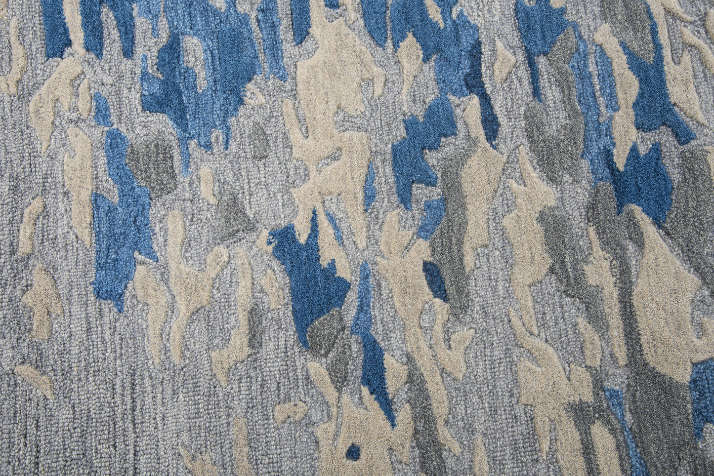 Vogue VOG108 Blue Hand Tufted Rug - Rizzy