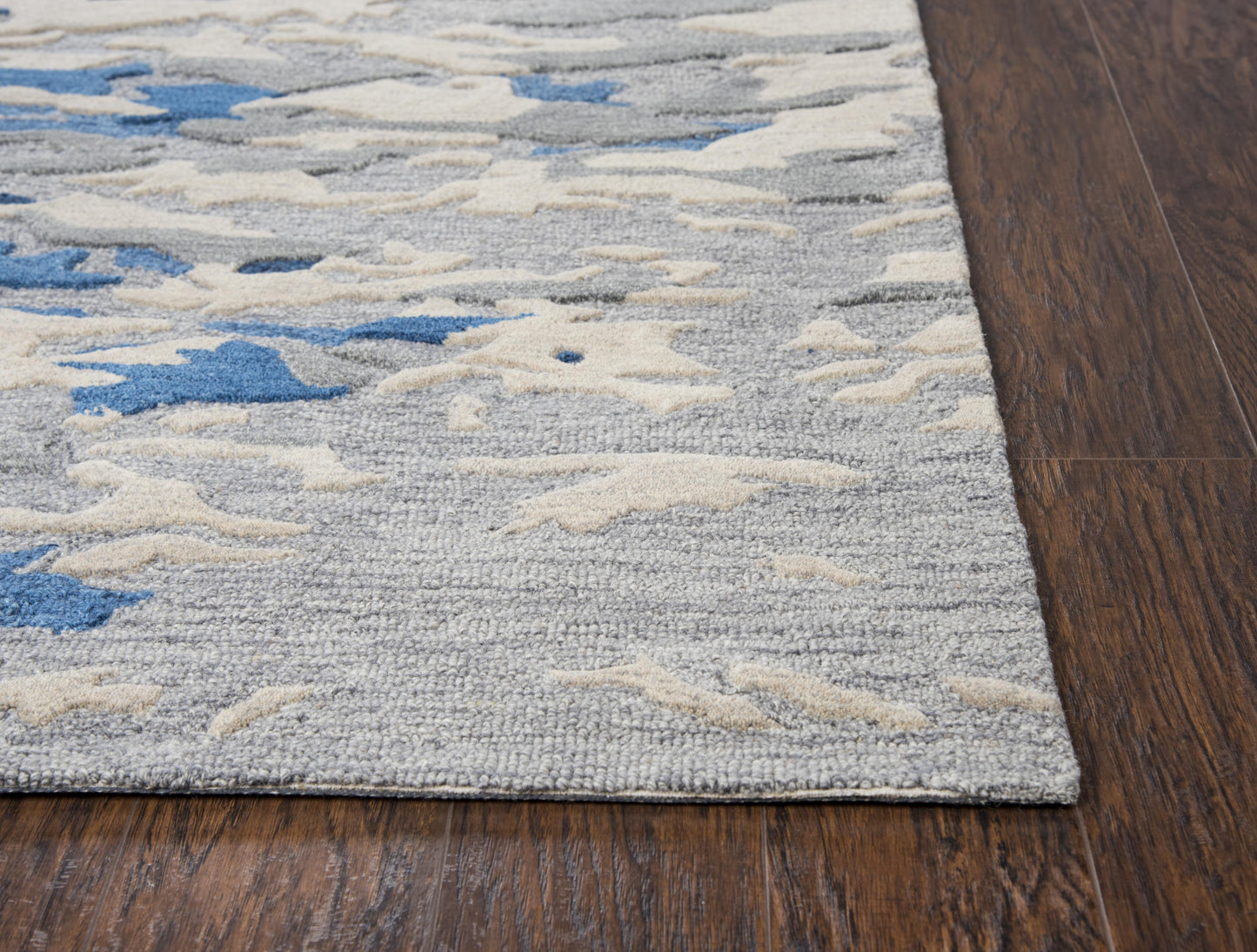 Vogue VOG108 Blue Hand Tufted Rug - Rizzy