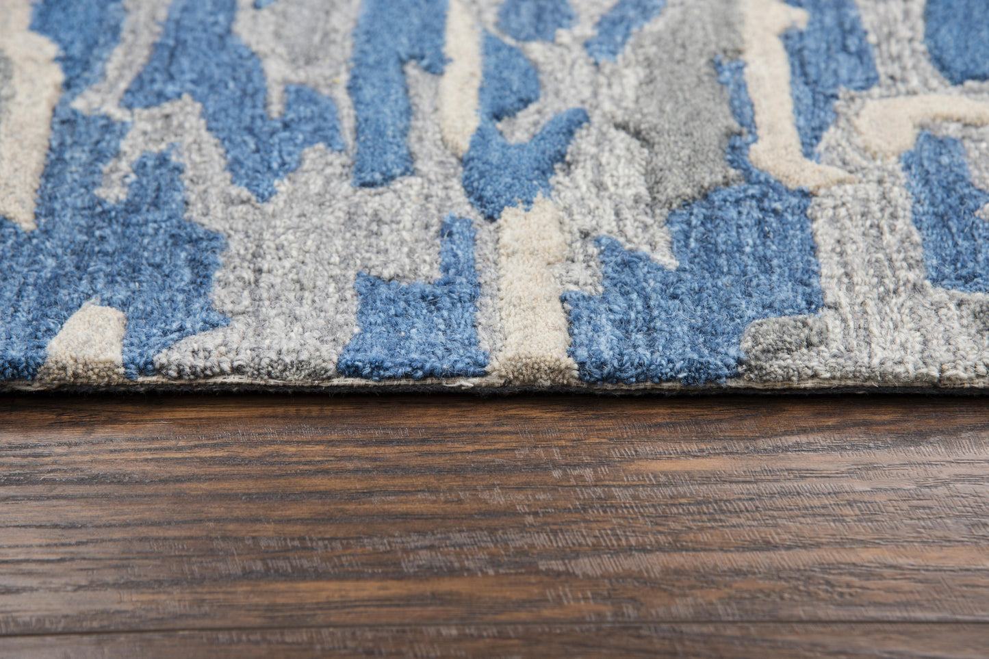 Vogue VOG108 Blue Hand Tufted Rug - Rizzy