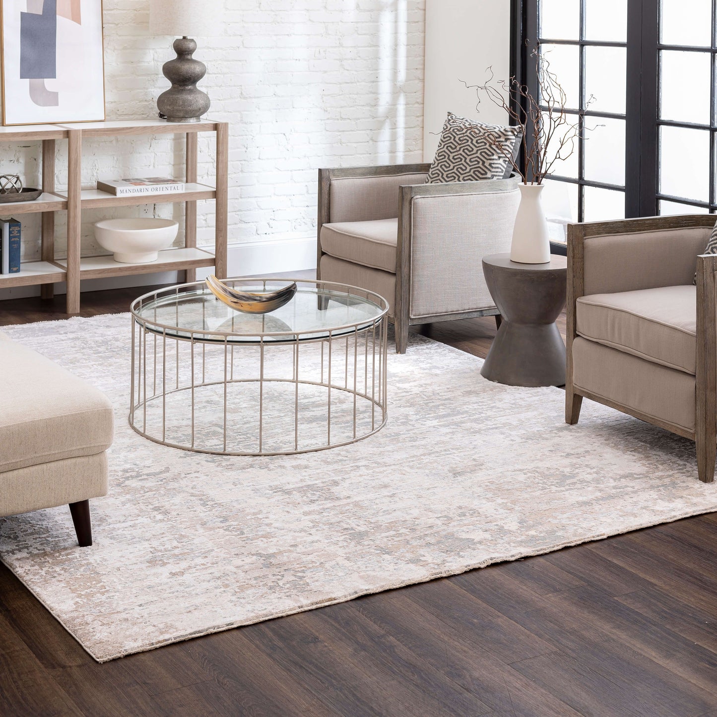 Karastan Rugs Velleta Cream  Beige Area Rug