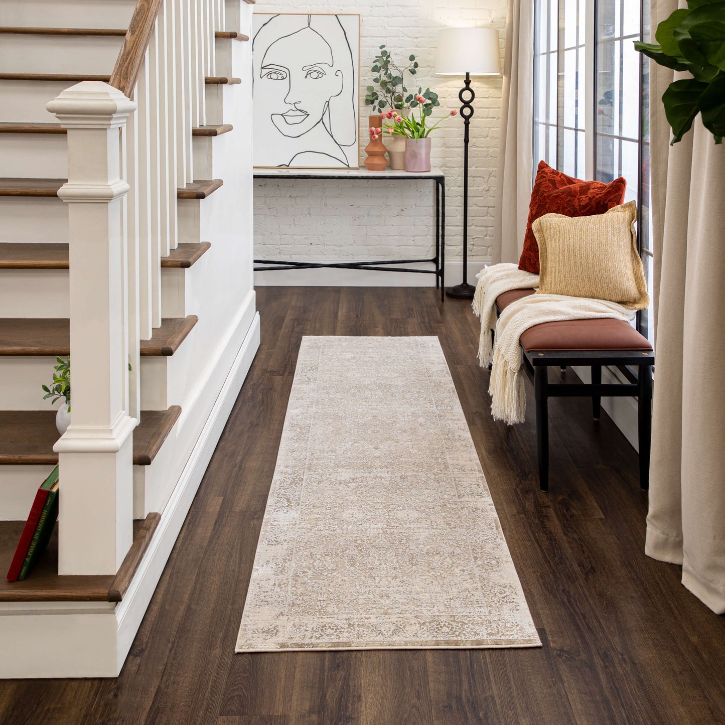 Vinci Cream Area Rug - Karastan