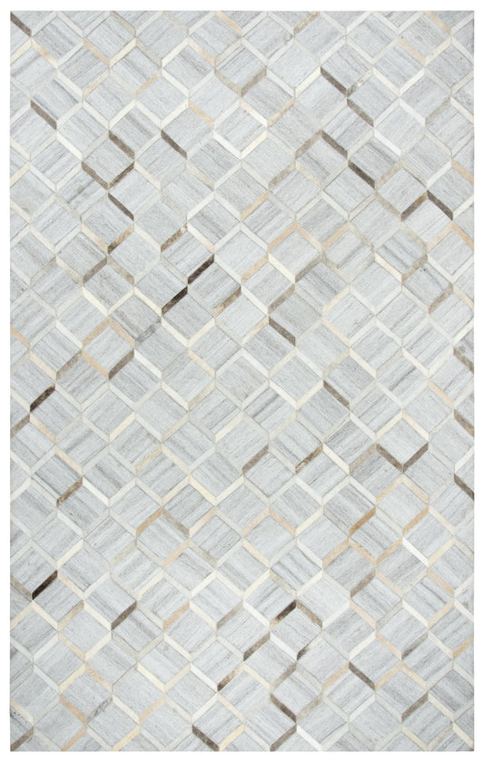 Wild Thing WDT102 Gray Hand-Woven Rug - Rizzy