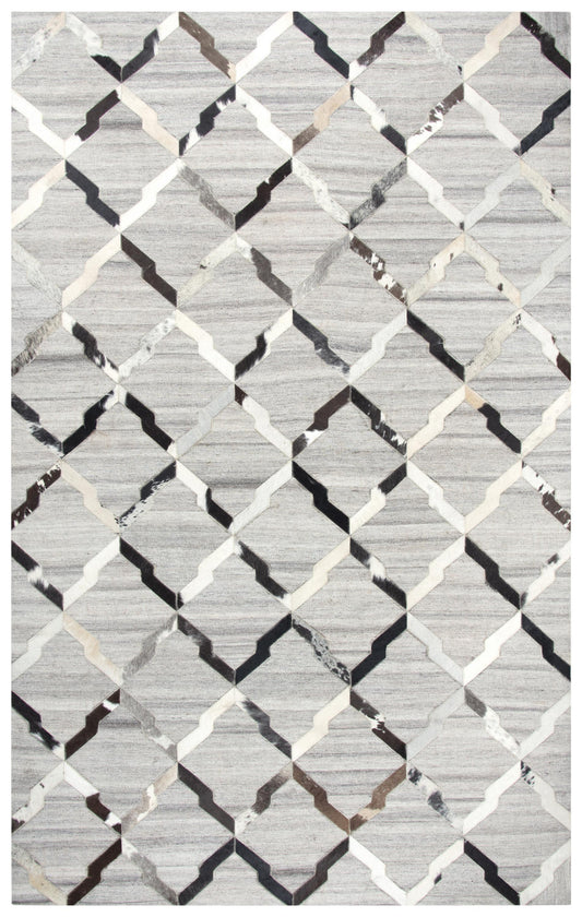 Wild Thing WDT103 Gray Hand-Woven Rug - Rizzy
