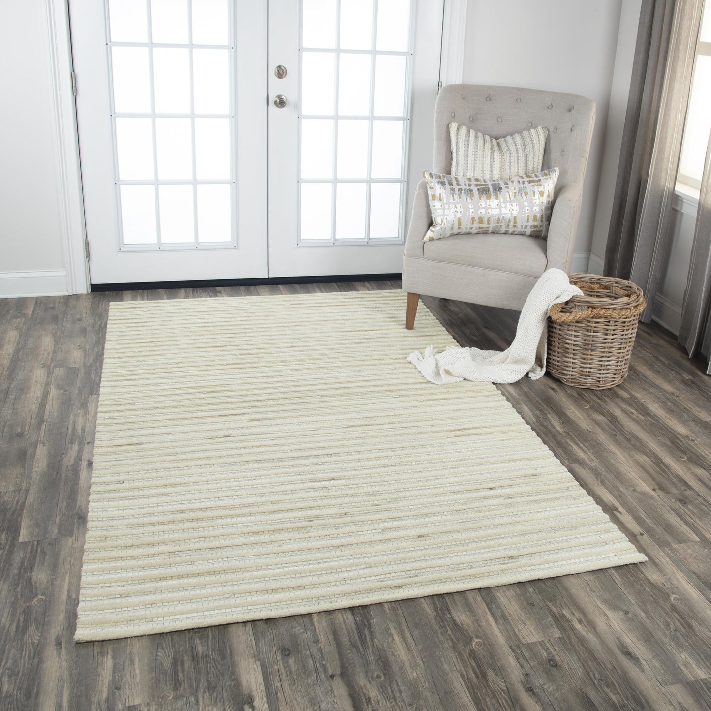 Wild Thing WDT105 Beige Hand-Woven Rug - Rizzy