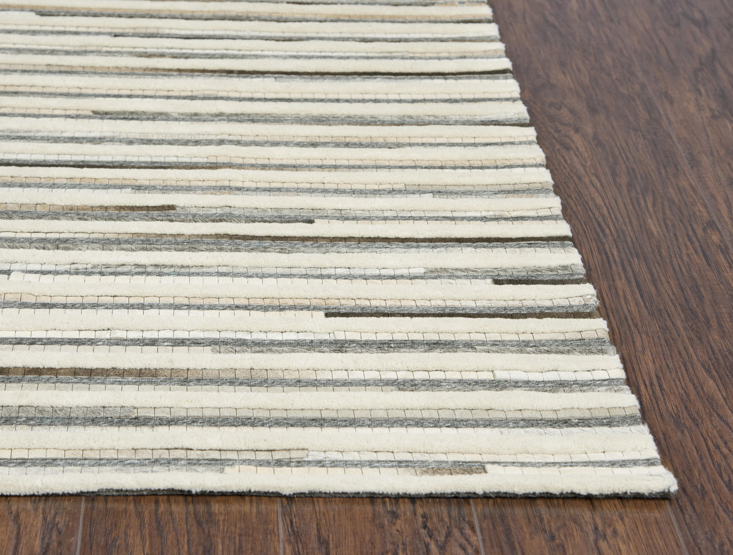 Wild Thing WDT106 Gray Hand-Woven Rug - Rizzy