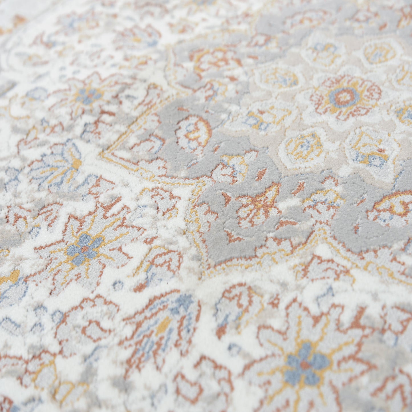 Westchester WES855 Gray/Multi Power Loomed Rug - Rizzy