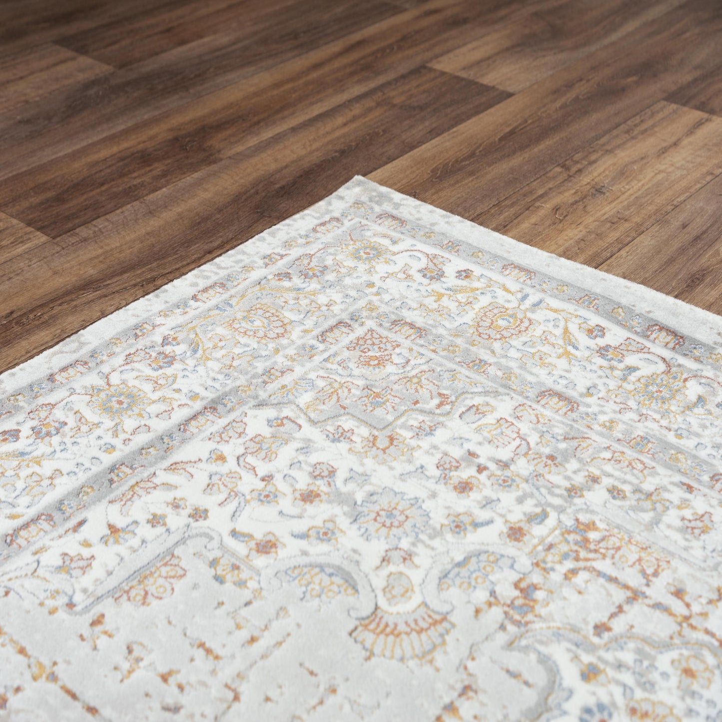 Westchester WES855 Gray/Multi Power Loomed Rug - Rizzy