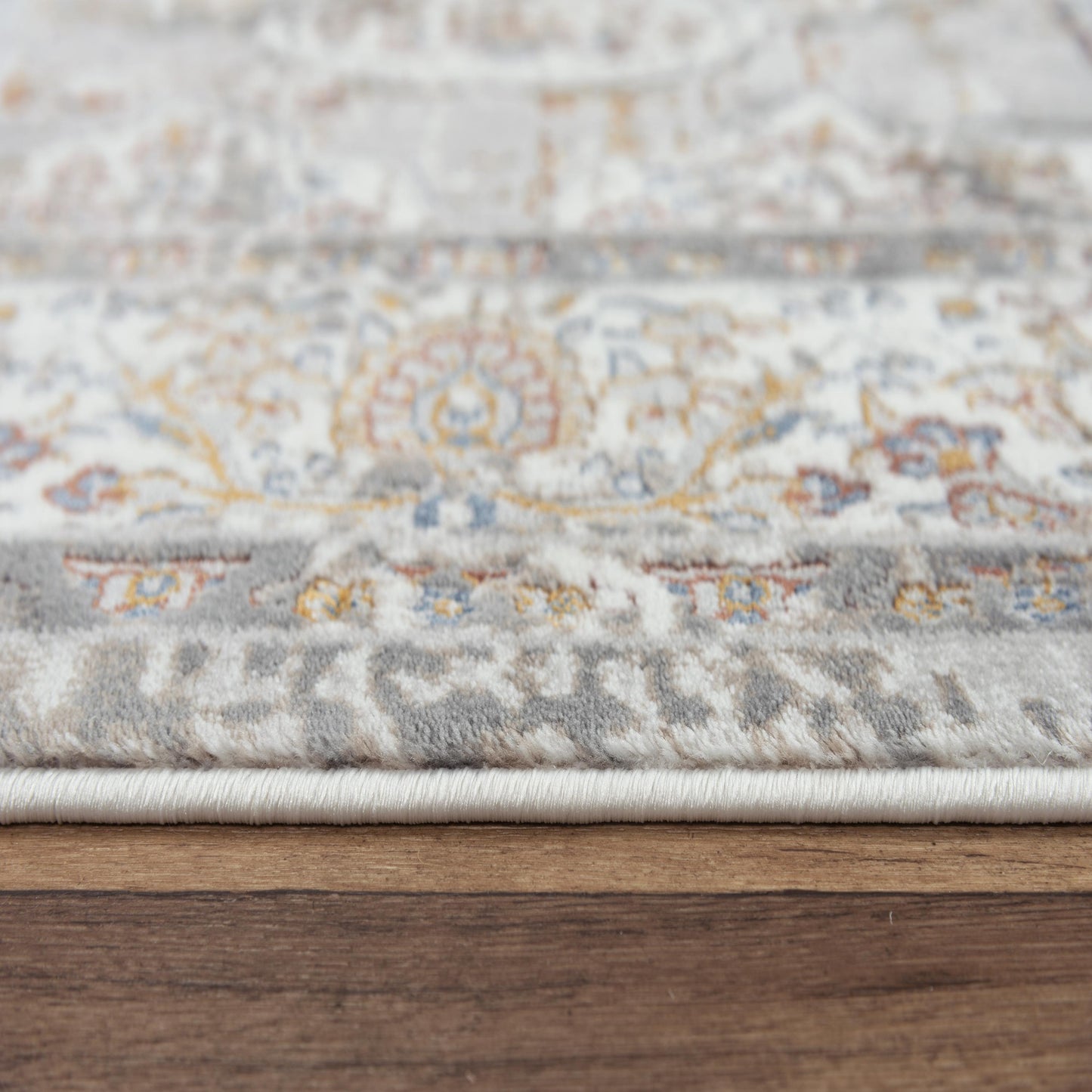Westchester WES855 Gray/Multi Machine-Made Rug - Rizzy