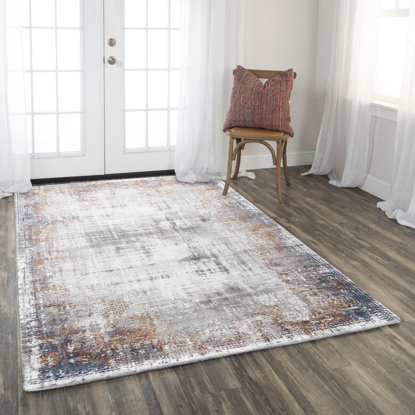 Westchester WES856 Ivory/Multi Power Loomed Rug - Rizzy