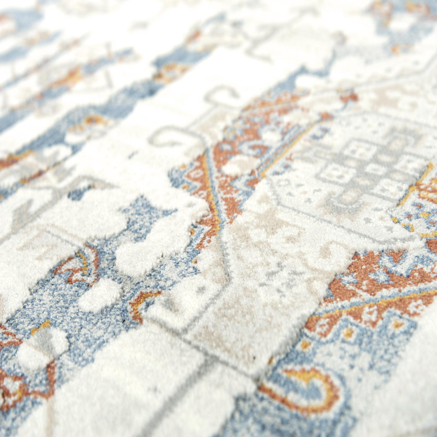 Westchester WES857 Ivory/Multi Power Loomed Rug - Rizzy