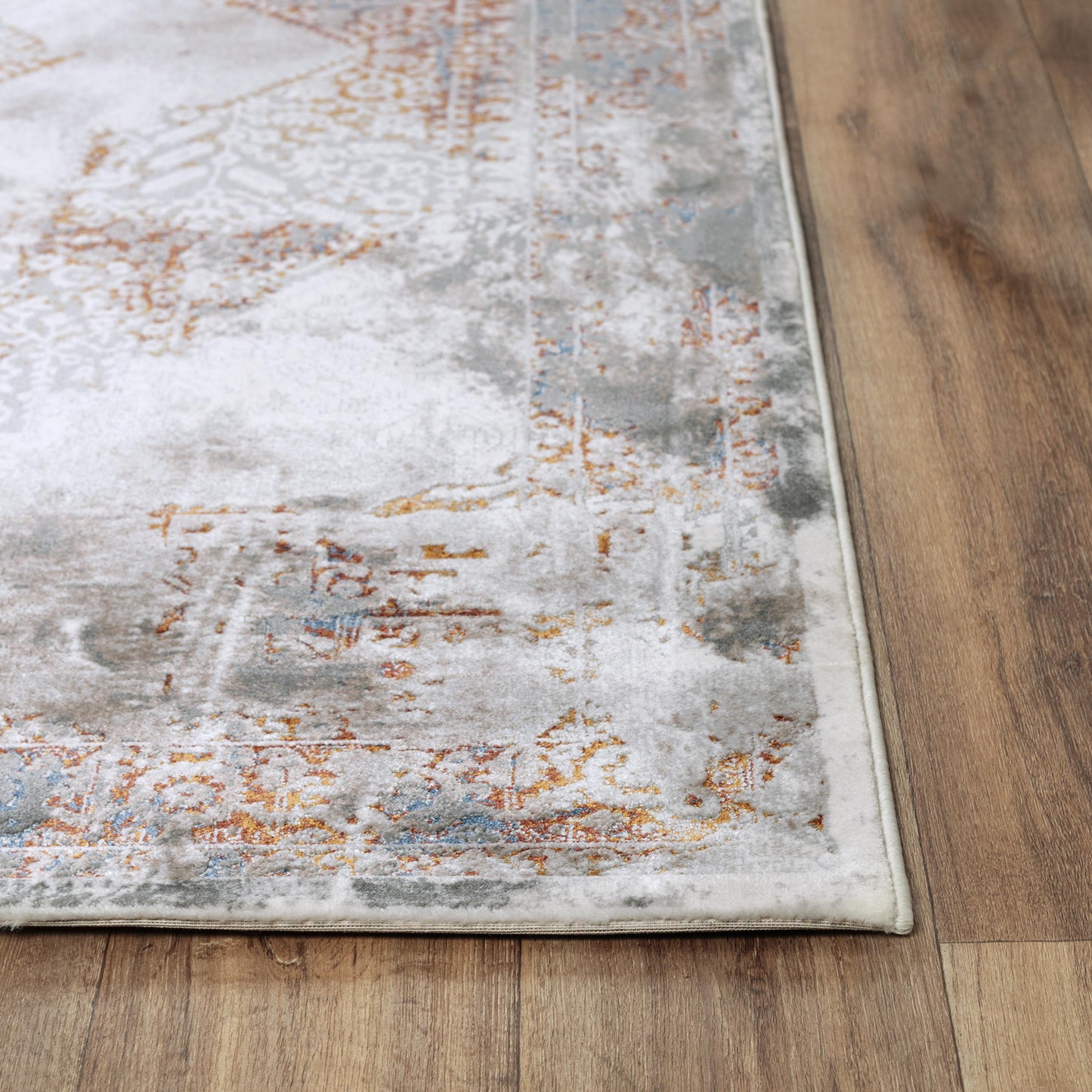 Westchester WES858 Ivory/Multi Power Loomed Rug - Rizzy