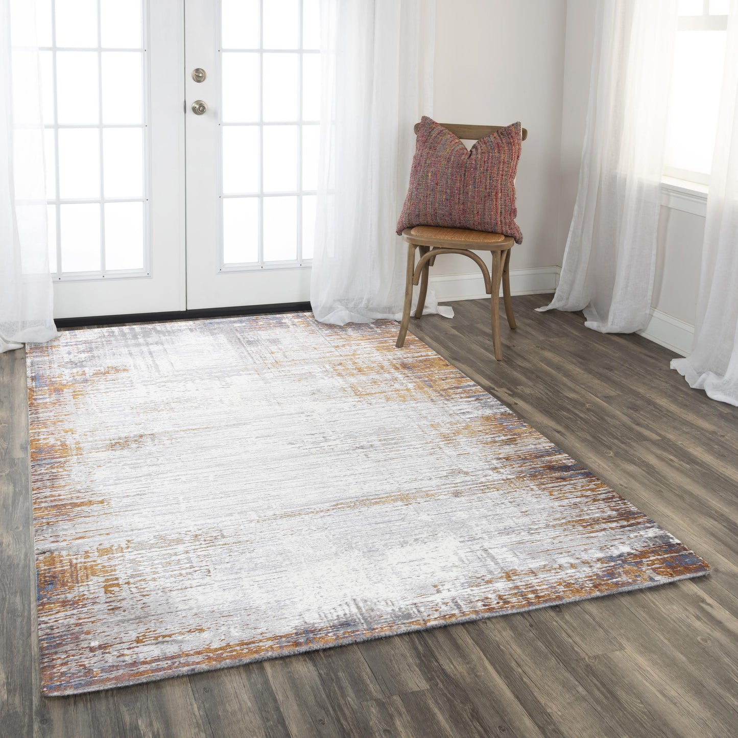 Westchester WES859 Ivory/Multi Power Loomed Rug - Rizzy