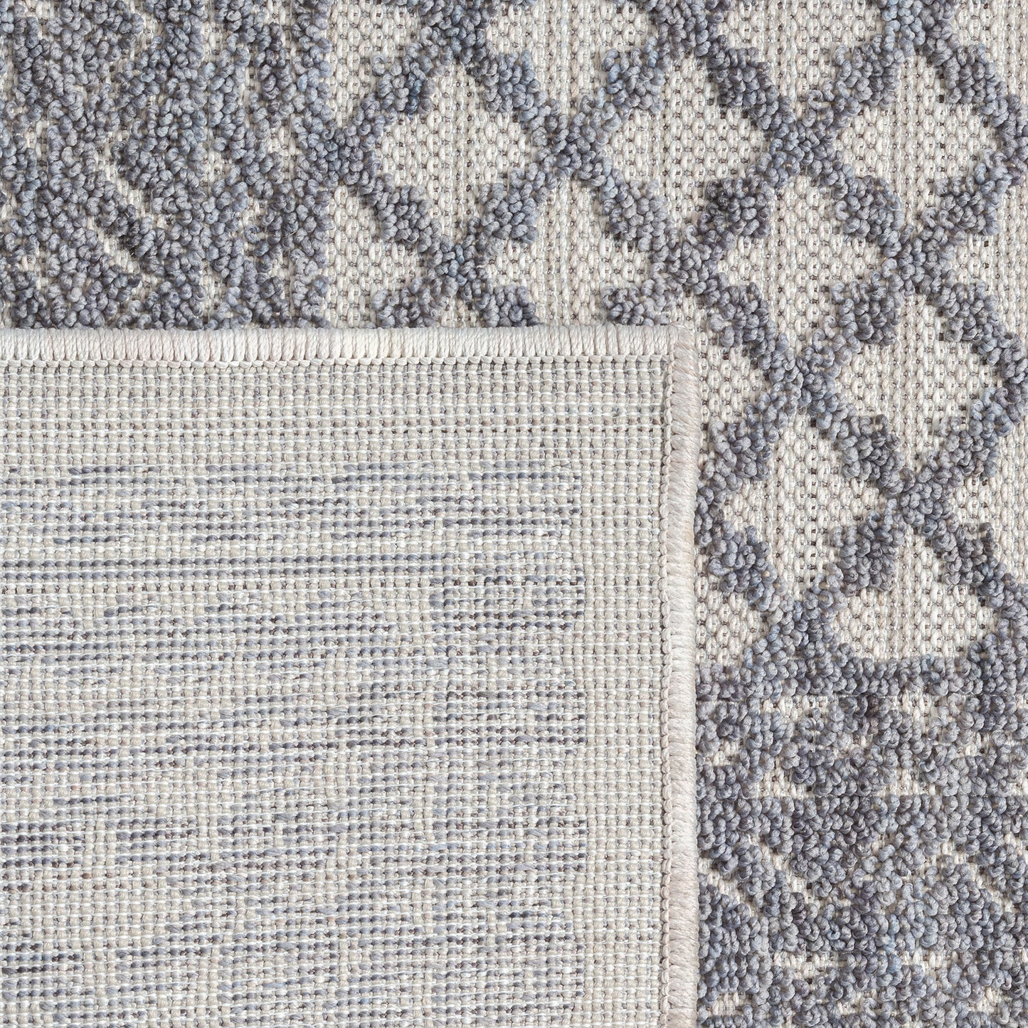 Westport-82291 Casual Power-Loomed Light Blue Polypropylene Indoor/Outdoor Area Rug - LR Home