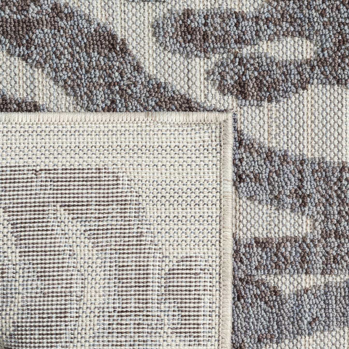 WESTP-82293 Moroccan/Global Machine Made Blue/Gray PET Yarn Indoor/Outdoor Area Rugs - LR Home