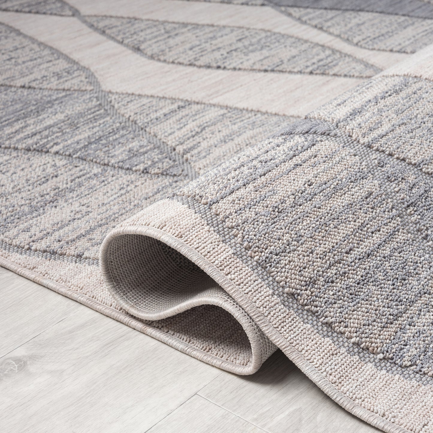 Westport-82294 Contemporary Power-Loomed Blue Polypropylene Indoor/Outdoor Area Rug - LR Home