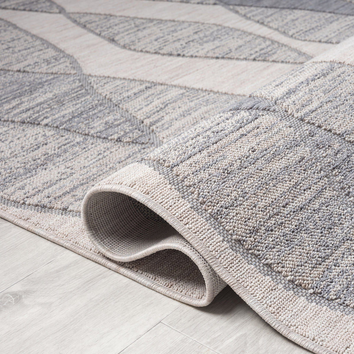 Westport Geometric PET Yarn Indoor/Outdoor Area Rug - close-up detail