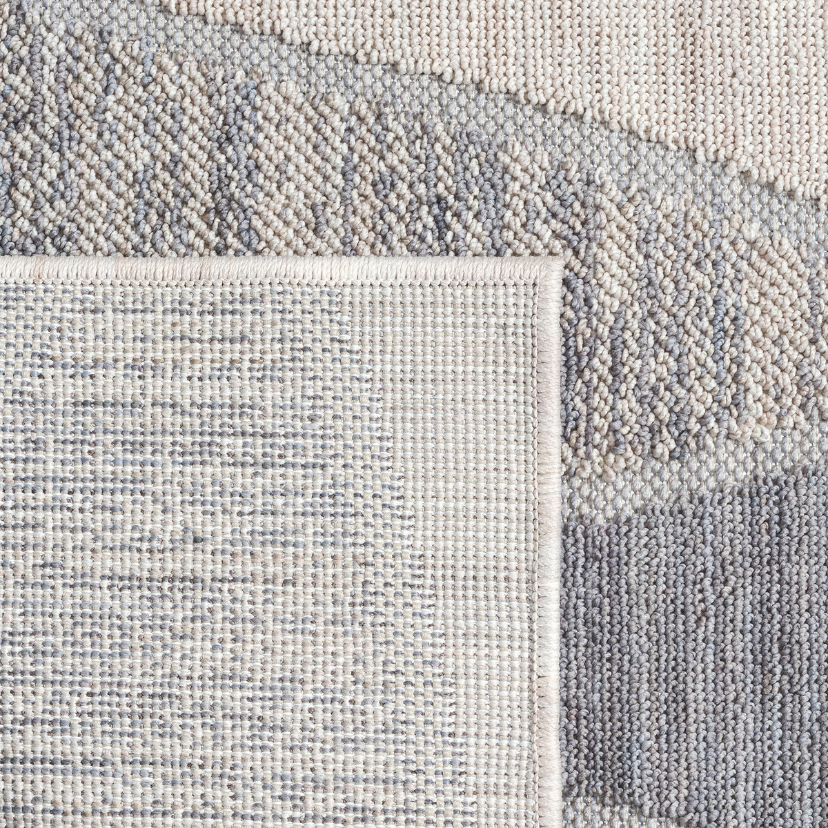 Westport Geometric PET Yarn Indoor/Outdoor Area Rug - back view