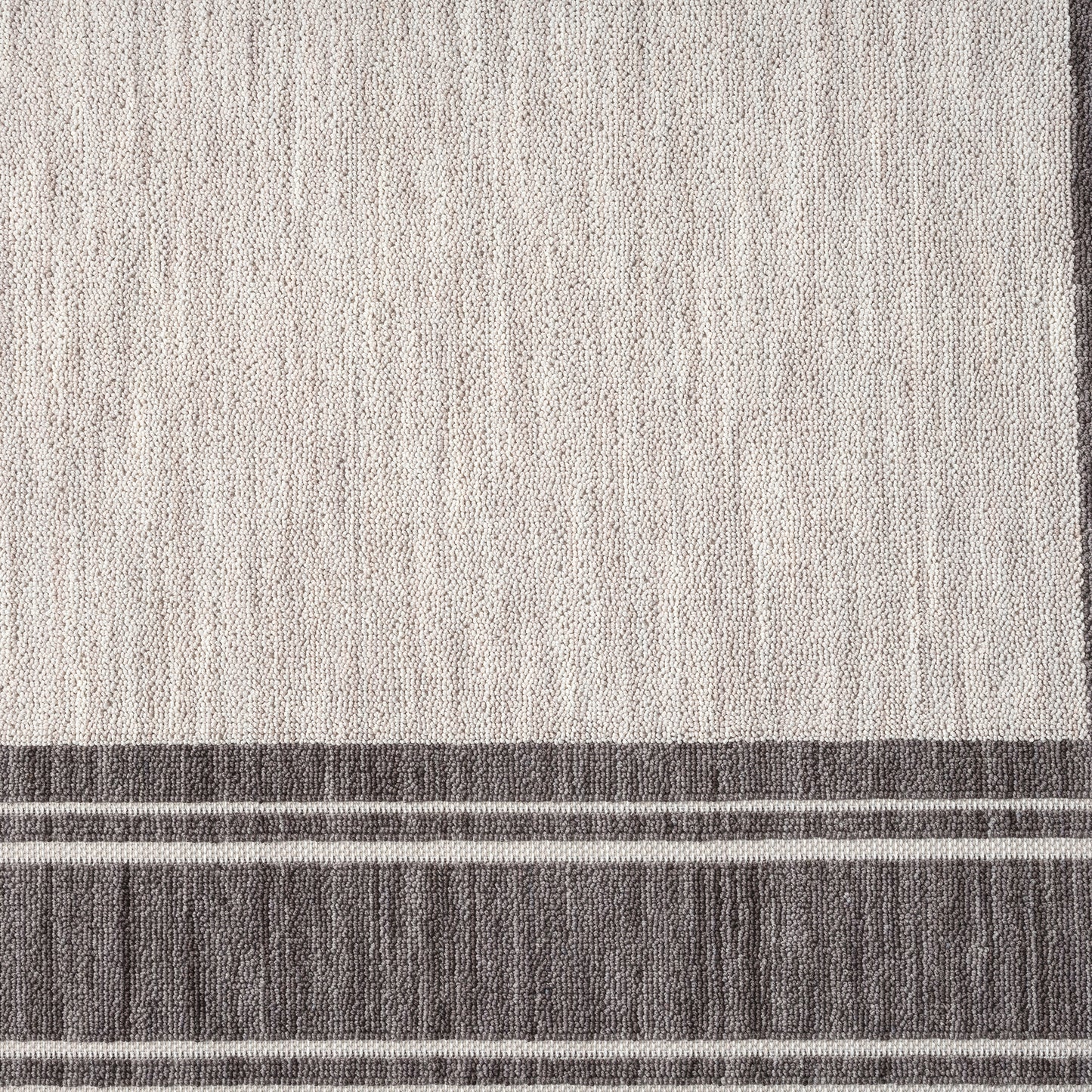 Westport-82297 Casual Power-Loomed Ivory/Gray Polypropylene Indoor/Outdoor Area Rug - LR Home