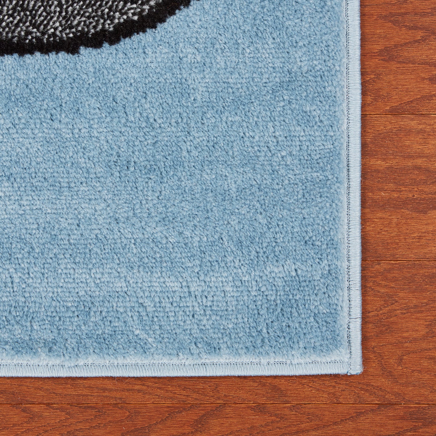 Whimsical-81266 Kids/Tween Power-Loomed Blue Cotton Indoor Area Rug - LR Home