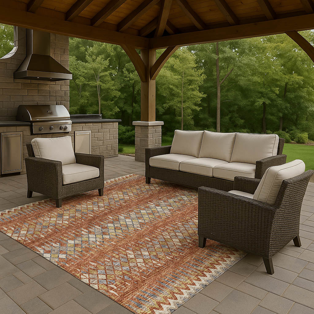 Machine Made Winslow WL5 Paprika - Dalyn Rugs