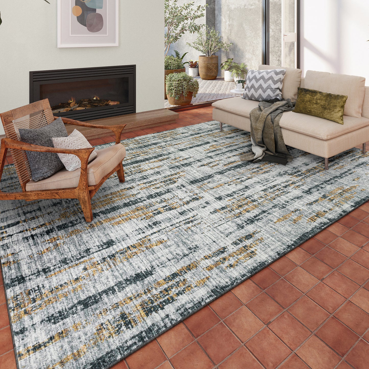 Machine Made Winslow WL6 Gray - Dalyn Rugs