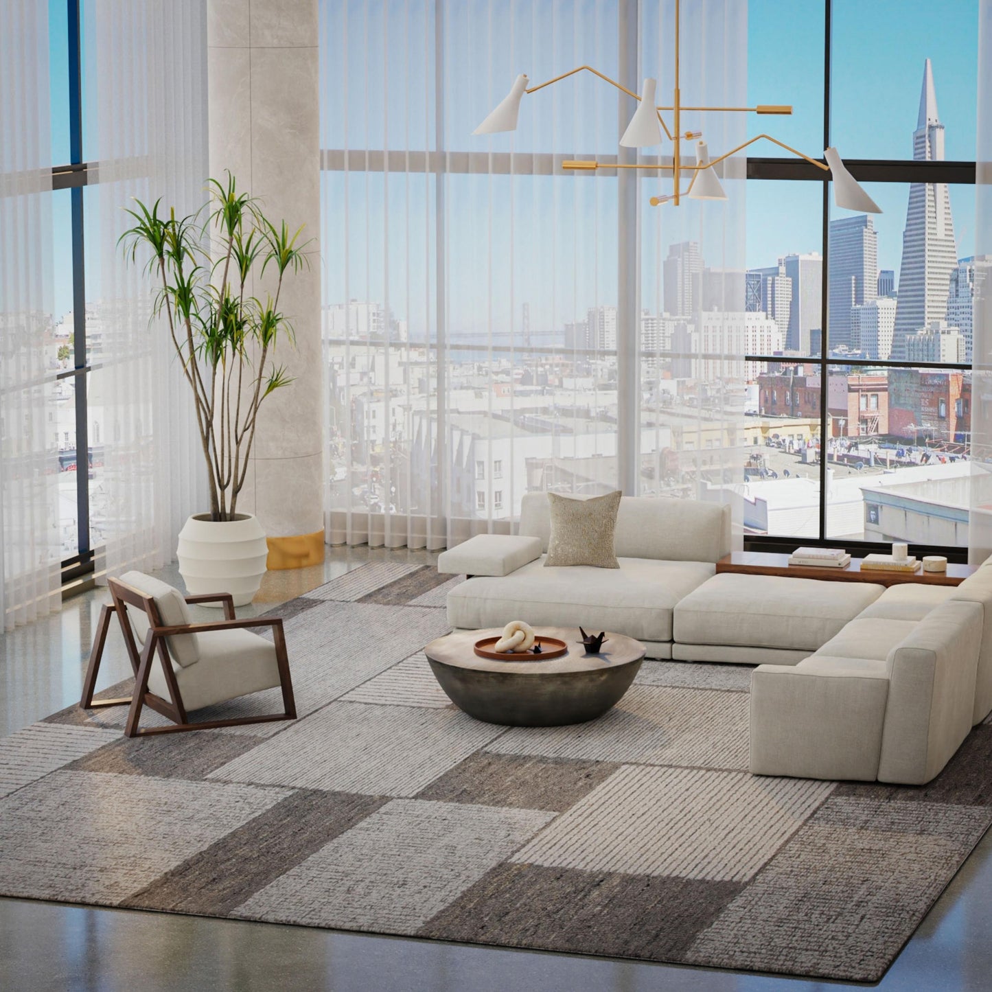 Willow WLO252 Gray Hand Tufted Rug - Rizzy