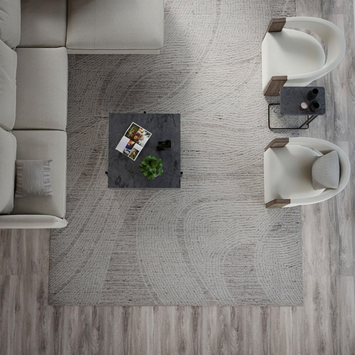 Willow WLO254 Brown Hand Tufted Rug - Rizzy