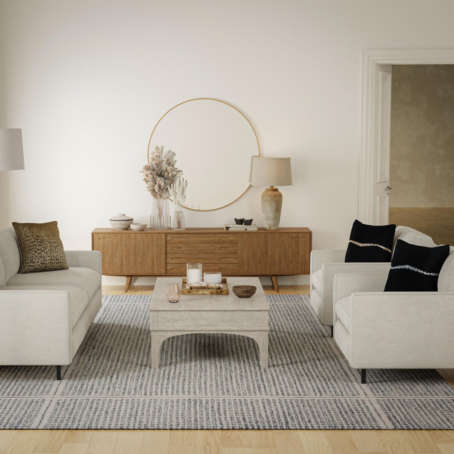 Willow WLO259 Blue Hand Tufted Rug - Rizzy