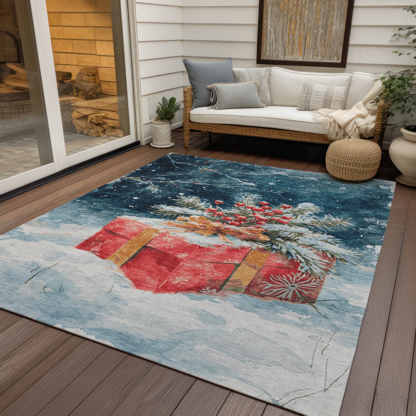 Machine Made Wonderland WN13 Blue - Dalyn Rugs