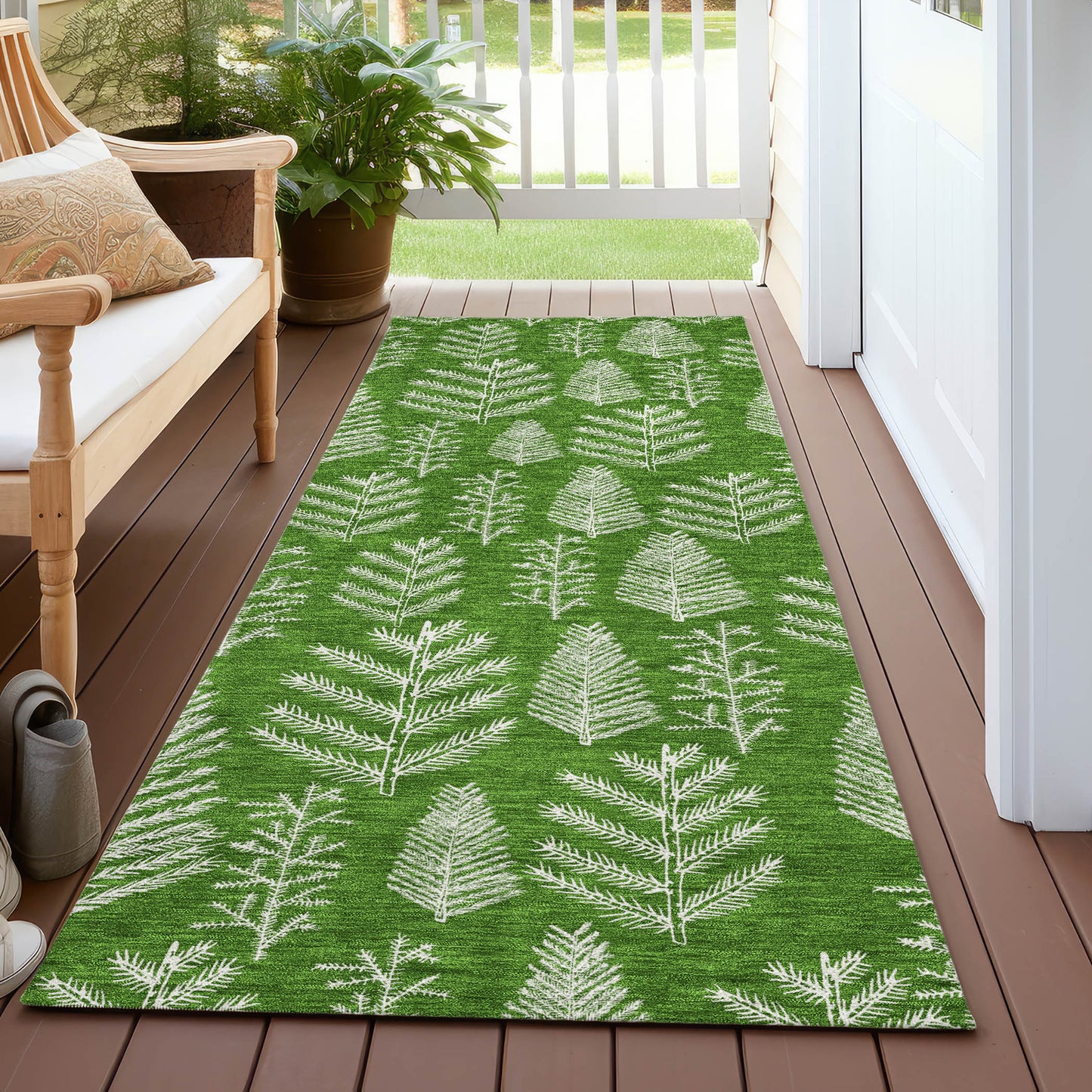 Machine Made Wonderland WN21 Green - Dalyn Rugs