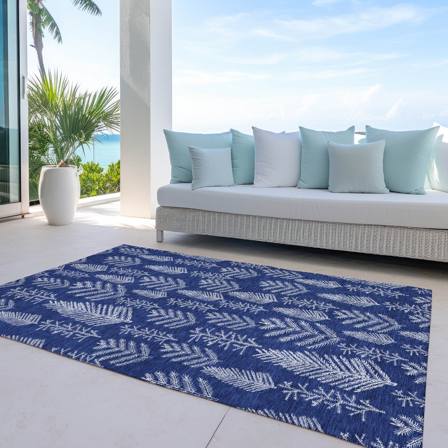 Machine Made Wonderland WN21 Navy - Dalyn Rugs