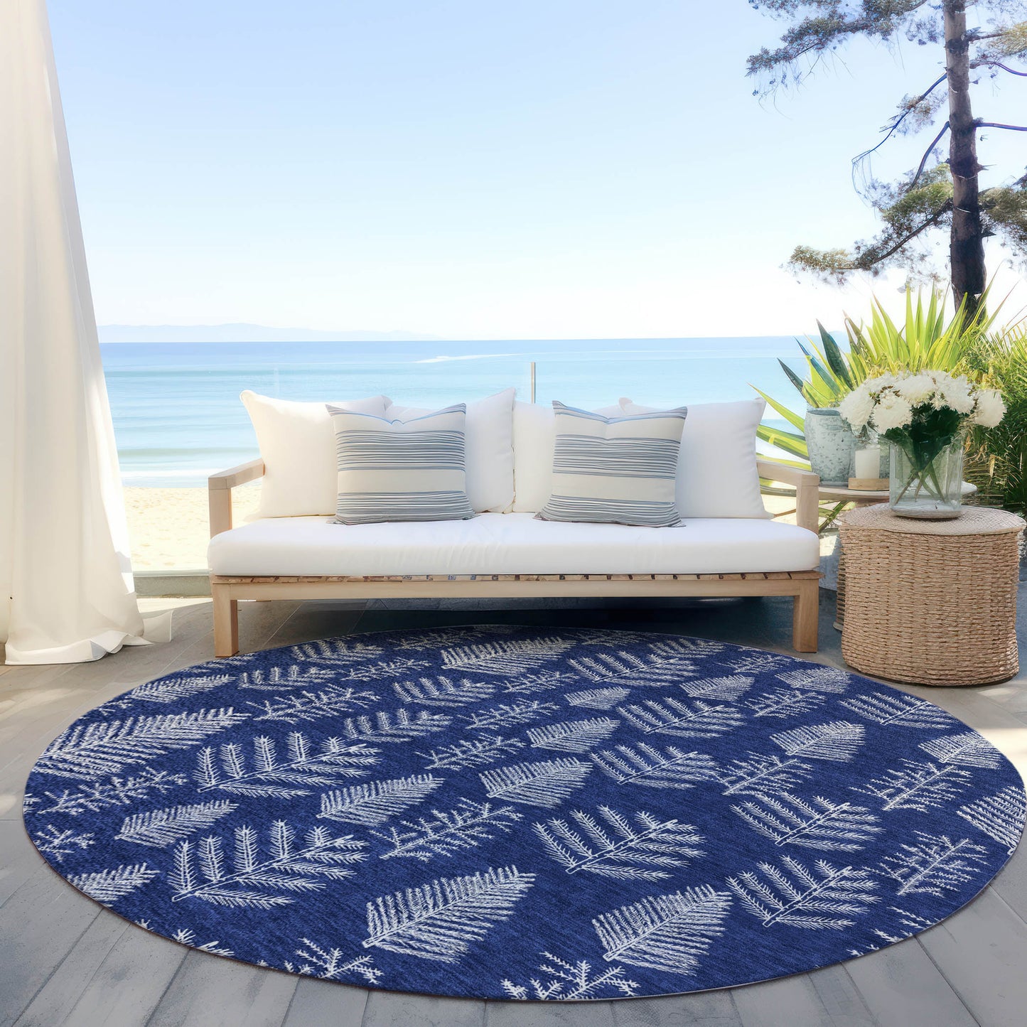 Machine Made Wonderland WN21 Navy - Dalyn Rugs