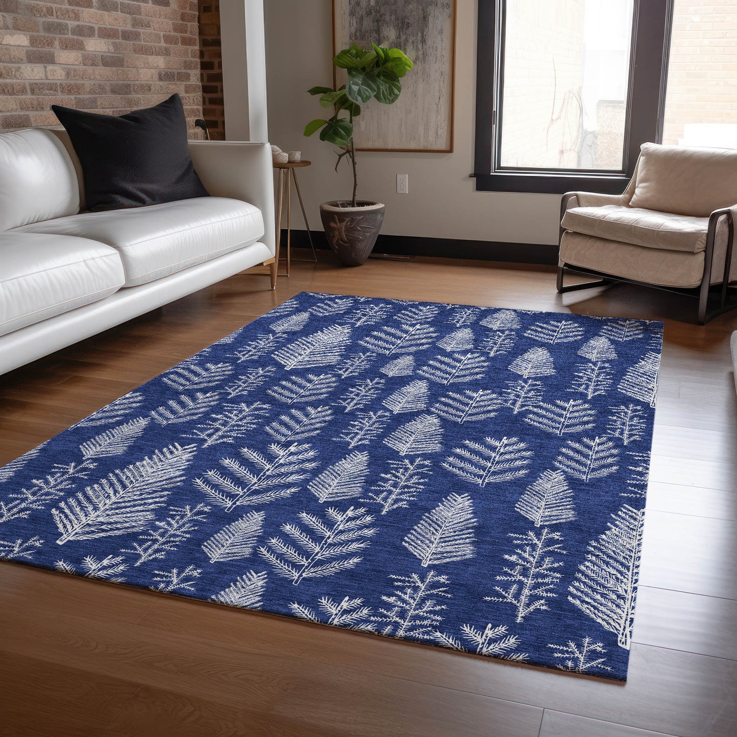 Machine Made Wonderland WN21 Navy - Dalyn Rugs