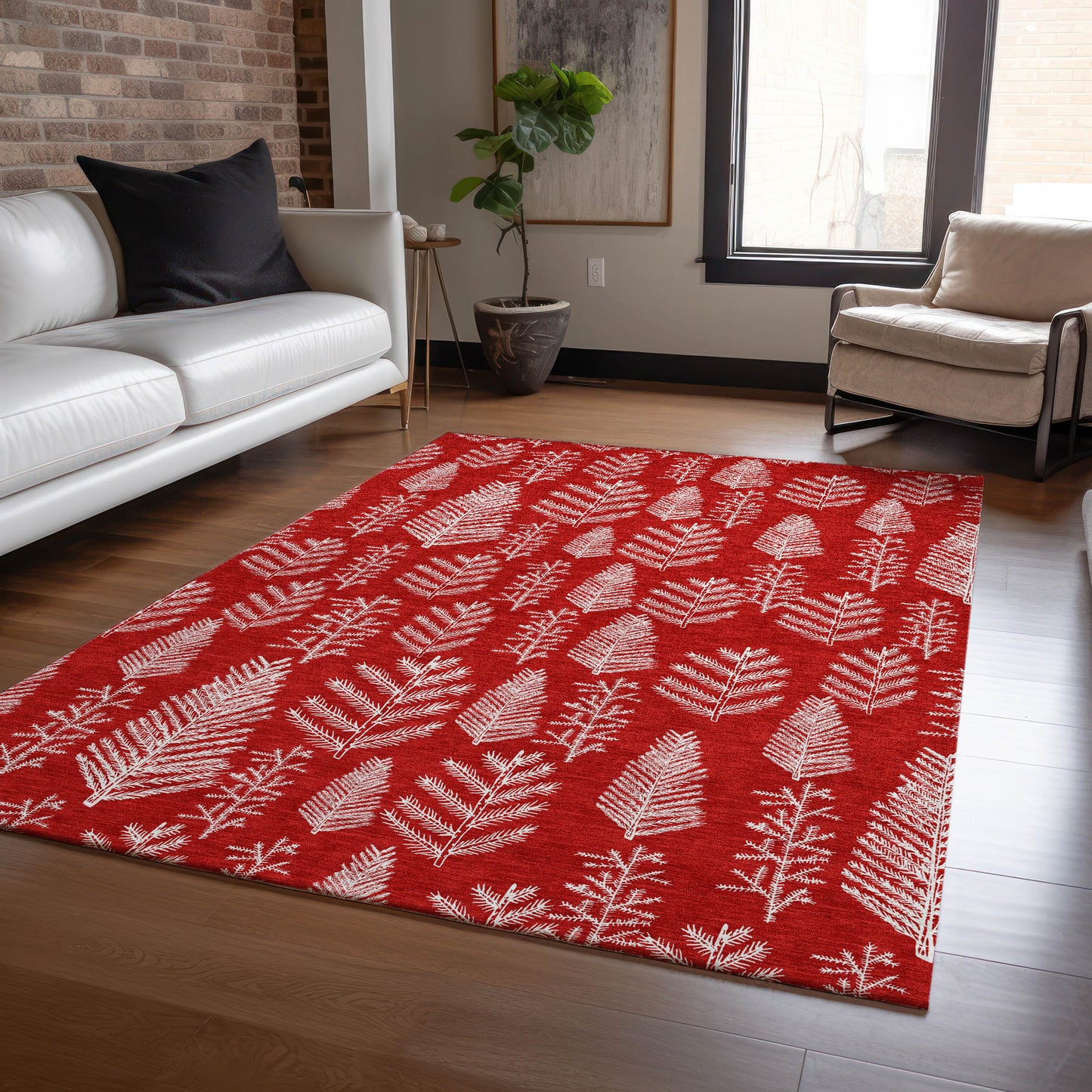 Machine Made Wonderland WN21 Red - Dalyn Rugs