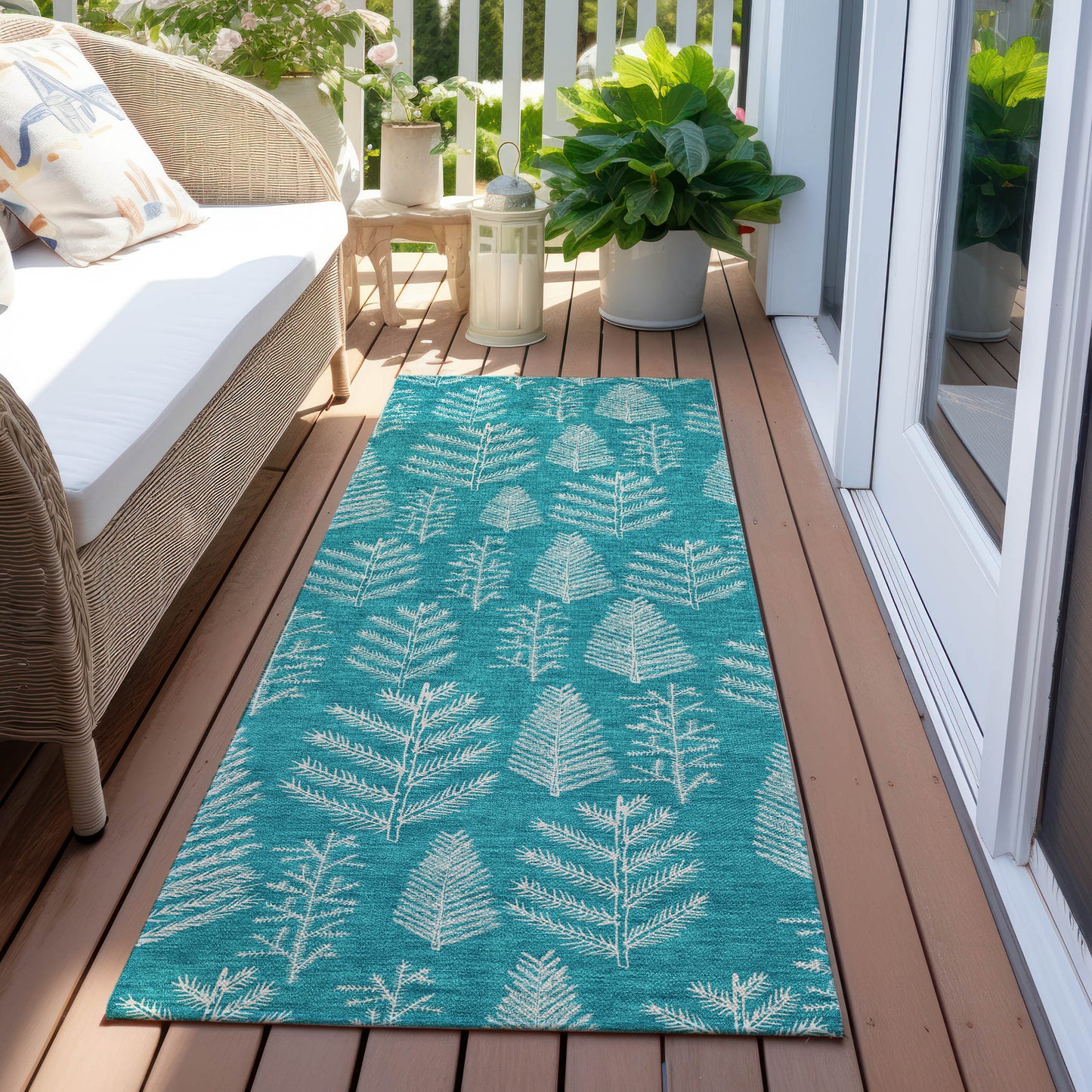 Machine Made Wonderland WN21 Teal - Dalyn Rugs
