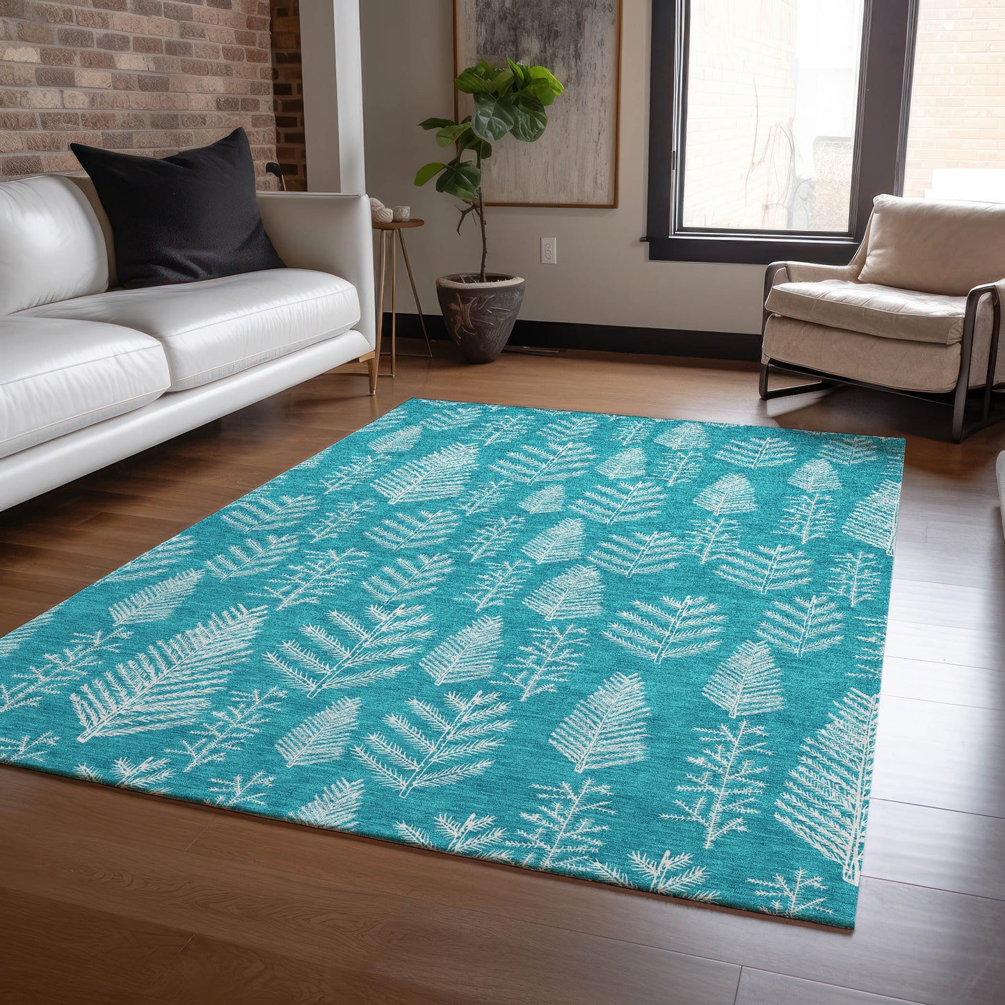 Machine Made Wonderland WN21 Teal - Dalyn Rugs