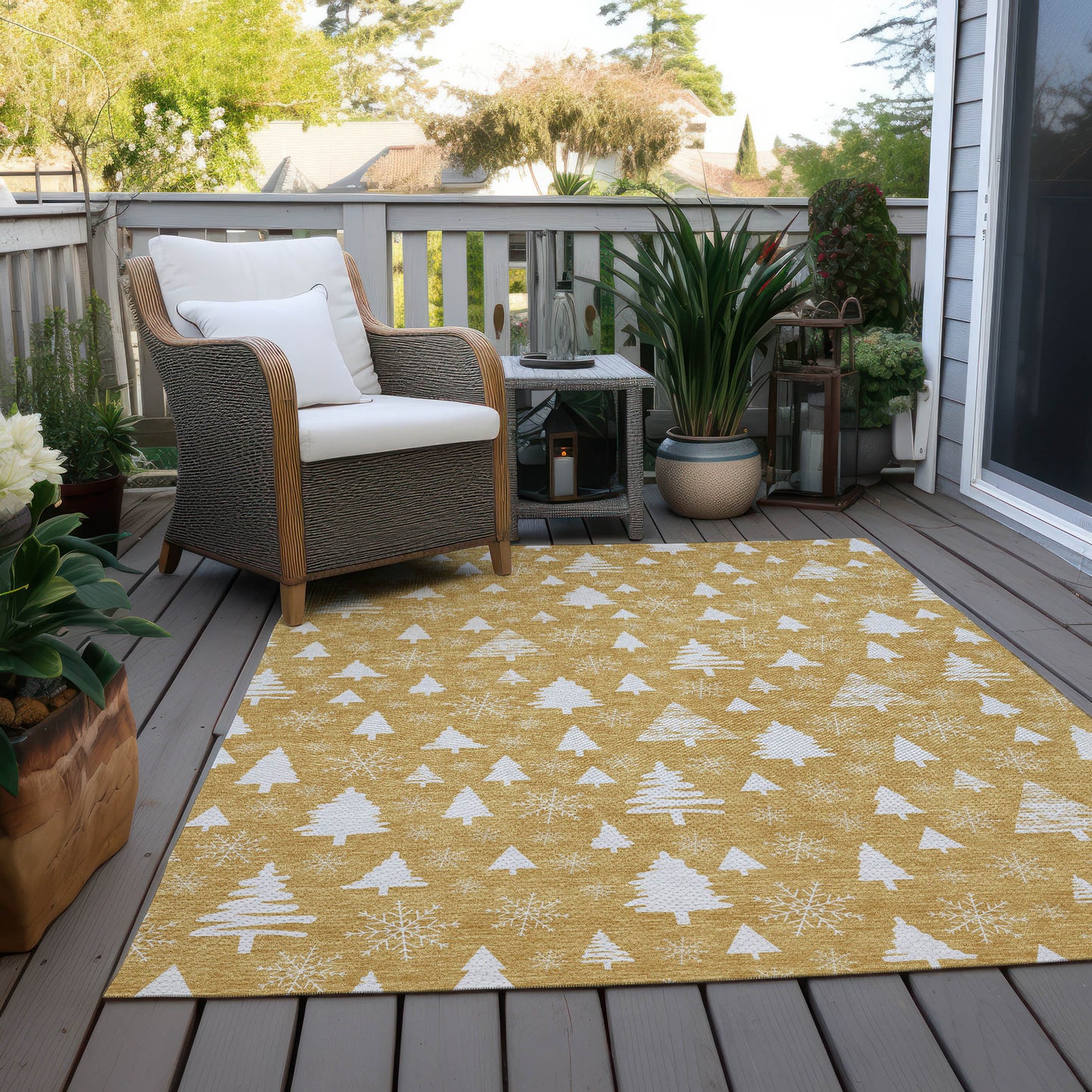 Machine Made Wonderland WN23 Gold - Dalyn Rugs