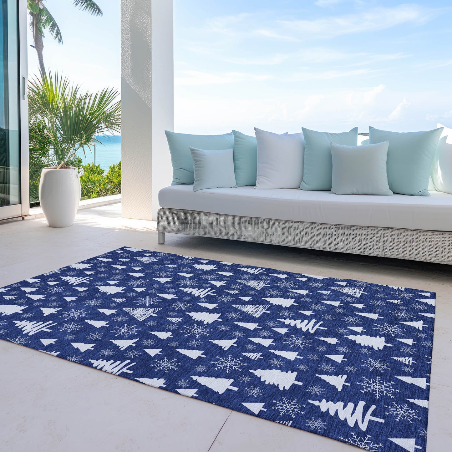 Machine Made Wonderland WN23 Navy - Dalyn Rugs