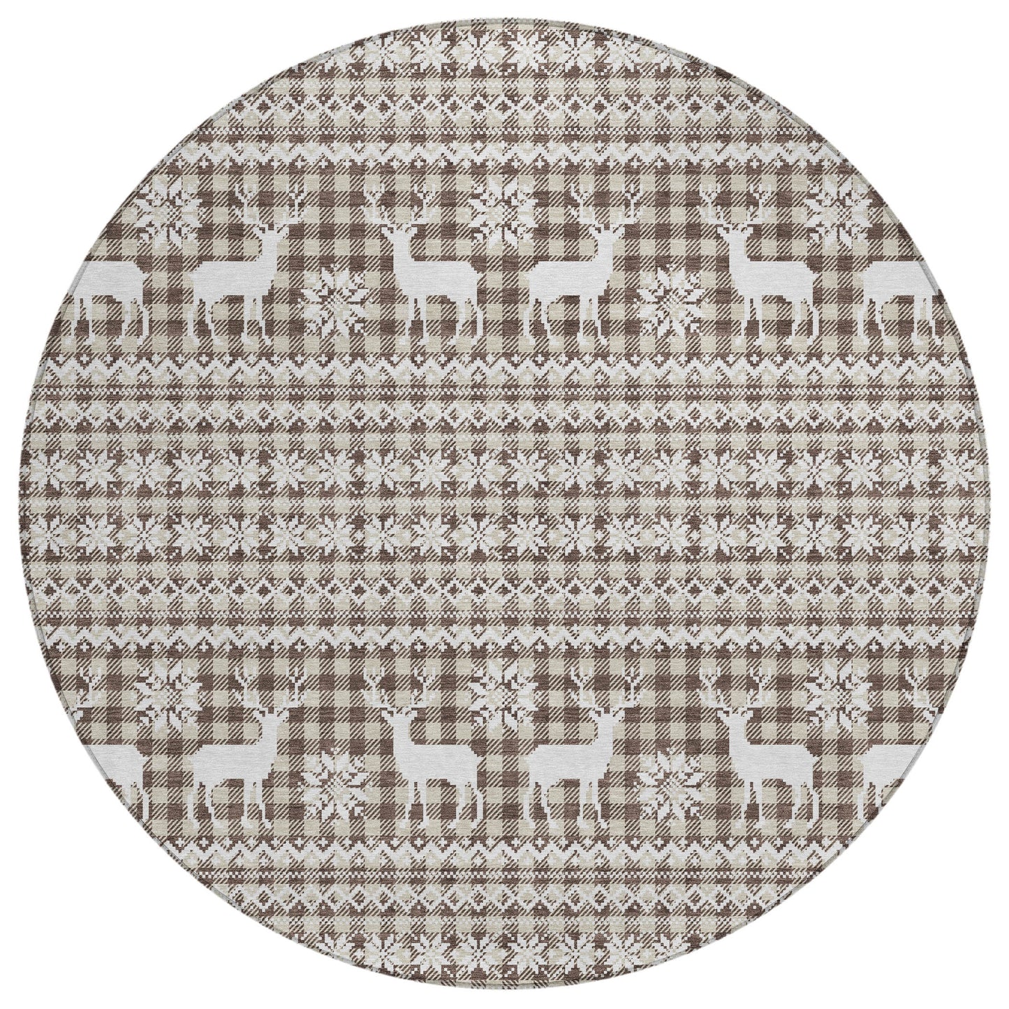 Machine Made Wonderland WN28 Brown - Dalyn Rugs
