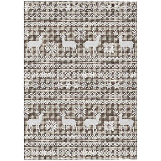 Machine Made Wonderland WN28 Brown - Dalyn Rugs