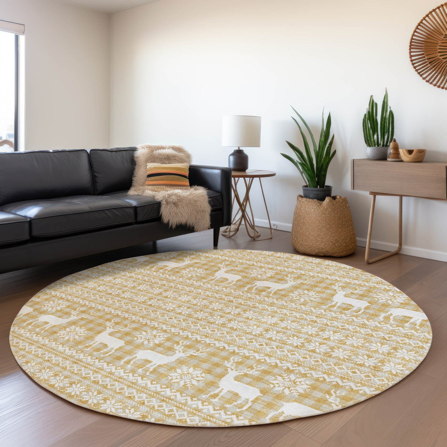 Machine Made Wonderland WN28 Gold - Dalyn Rugs