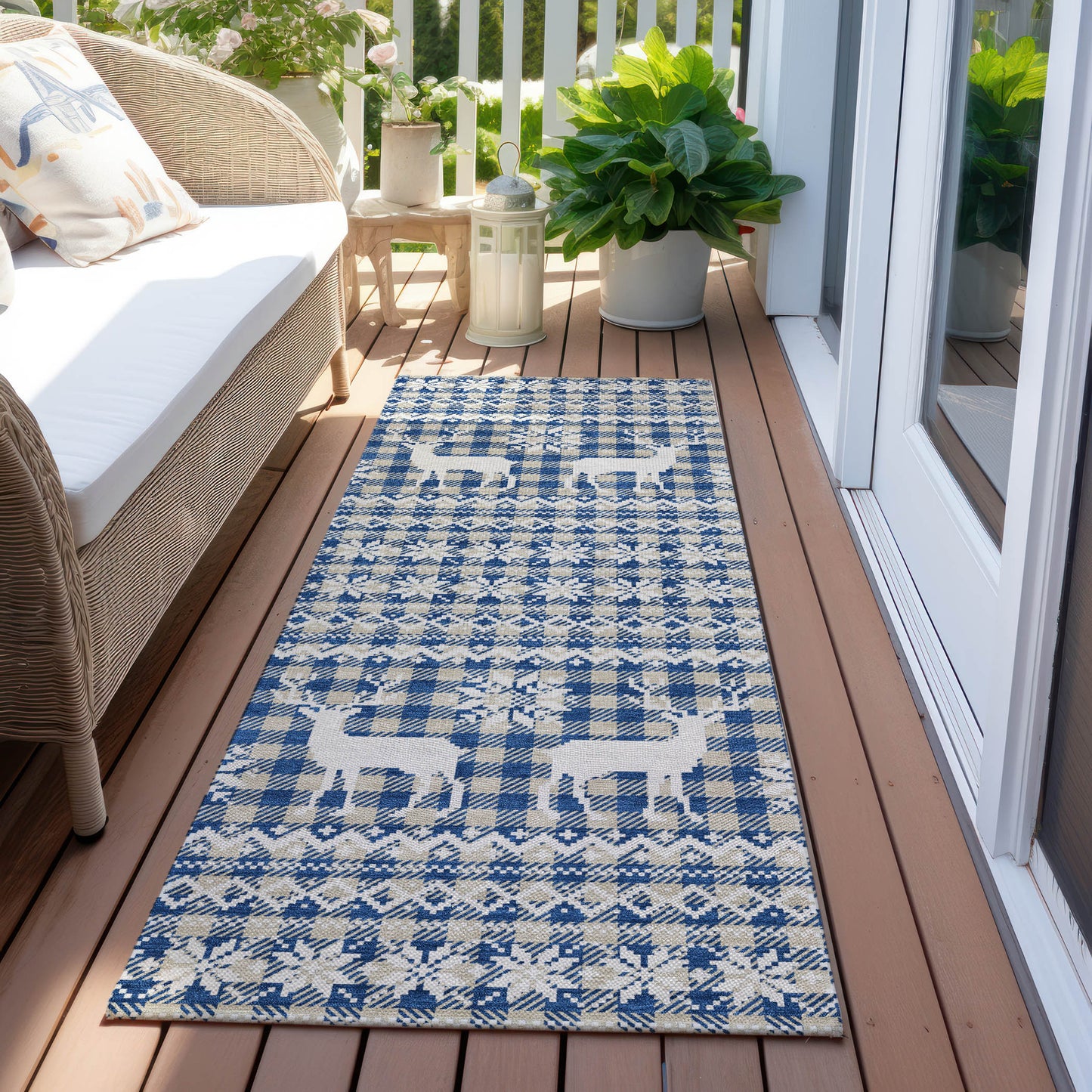 Machine Made Wonderland WN28 Navy - Dalyn Rugs