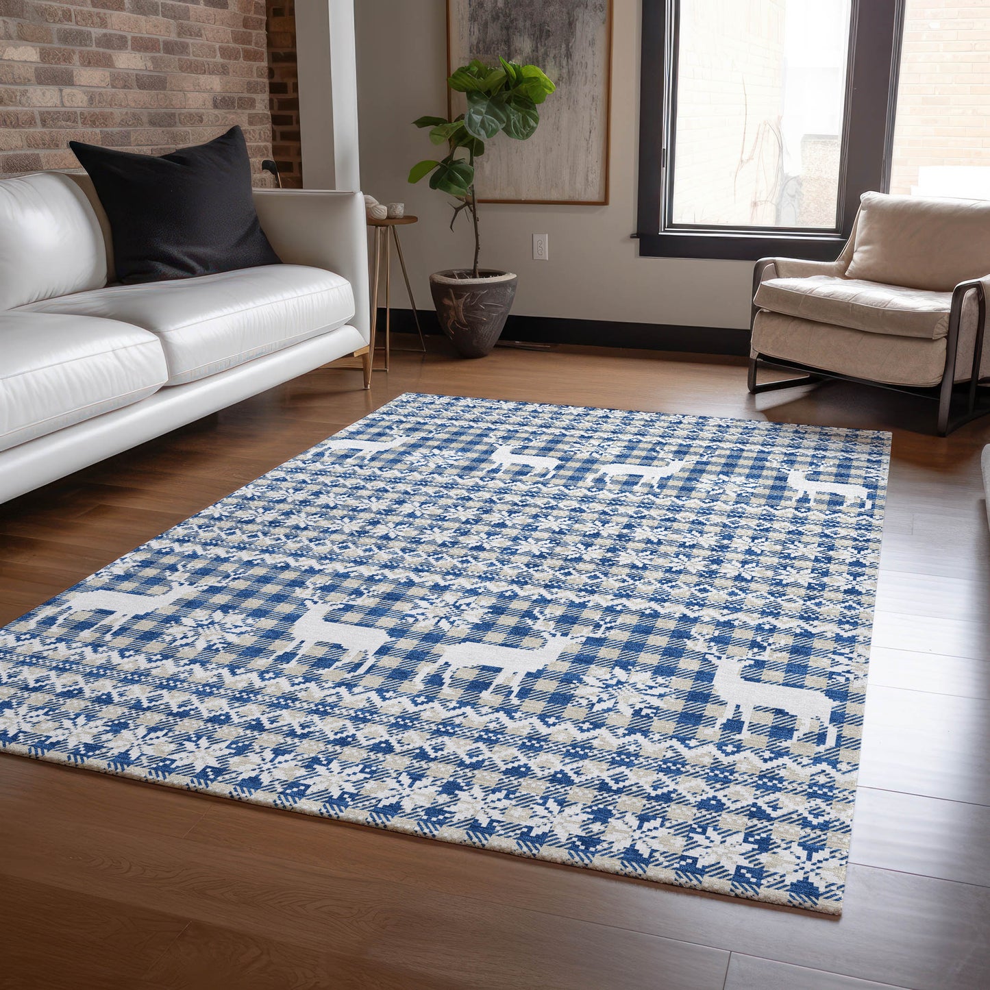 Machine Made Wonderland WN28 Navy - Dalyn Rugs