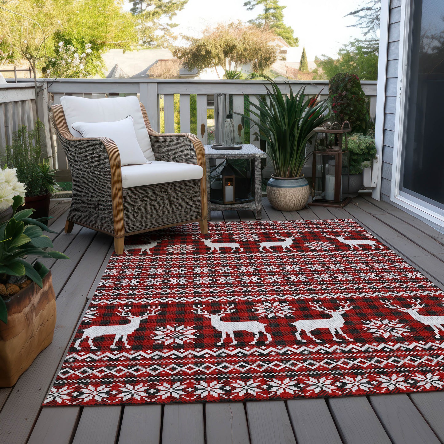 Machine Made Wonderland WN28 Red - Dalyn Rugs