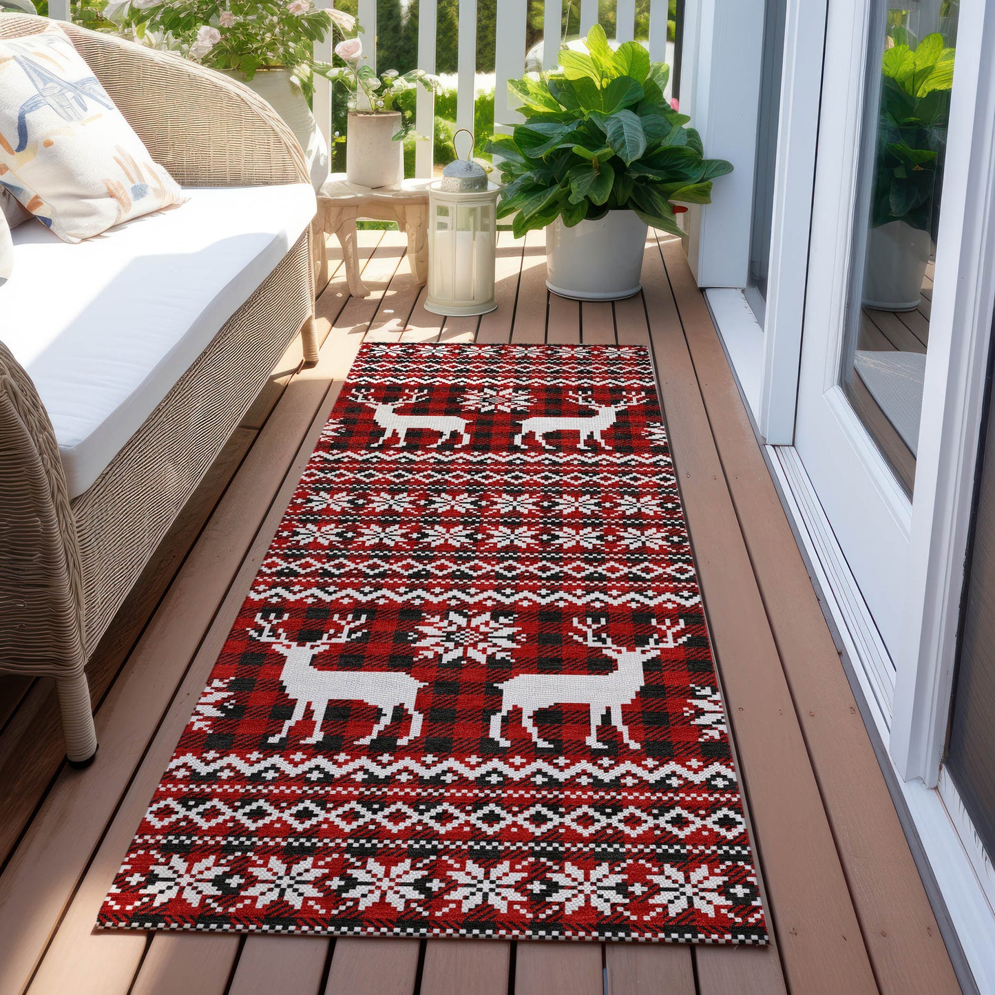 Machine Made Wonderland WN28 Red - Dalyn Rugs