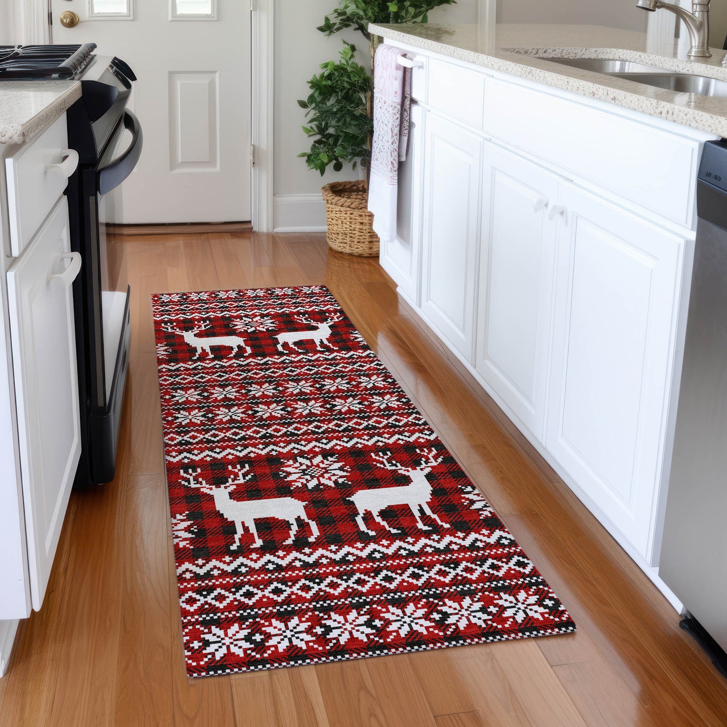 Machine Made Wonderland WN28 Red - Dalyn Rugs