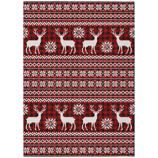 Machine Made Wonderland WN28 Red - Dalyn Rugs